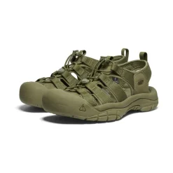 Men KEEN Sandals<Men'S Newport H2 | Monochrome/Olive Drab