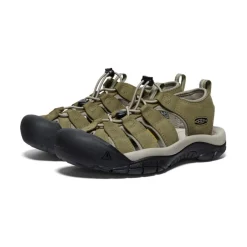 Men KEEN Sandals<Men'S Newport Leather | Martini Olive/Brindle