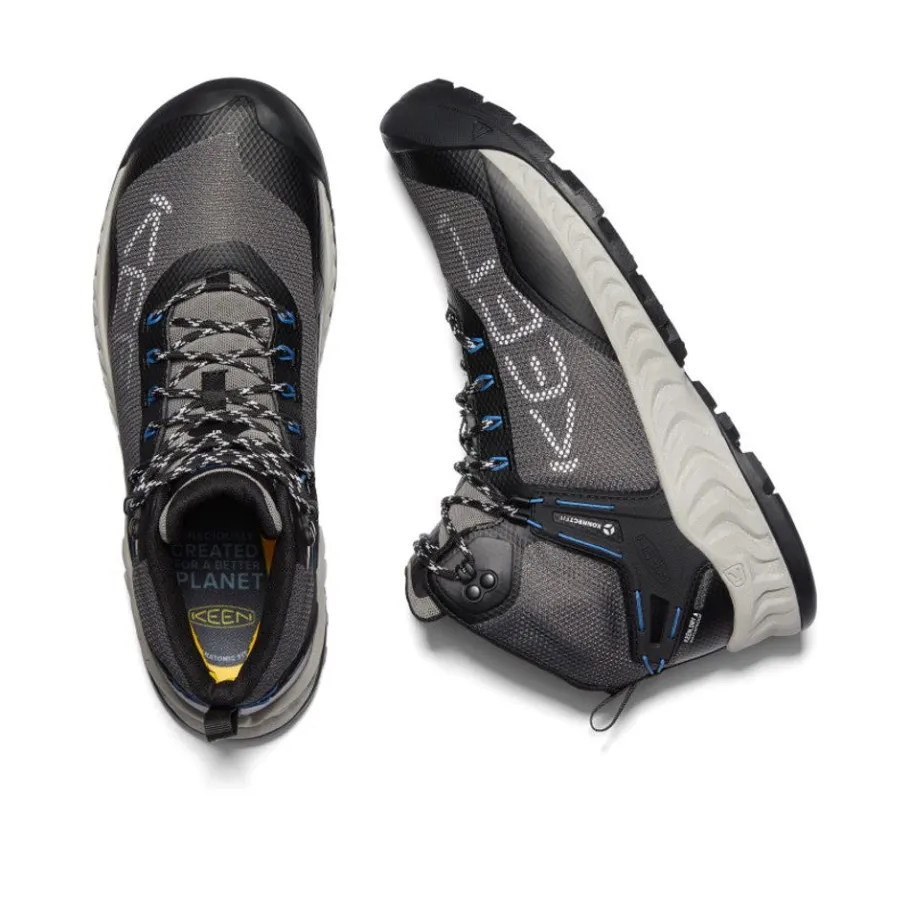 Men KEEN Boots<Men'S Nxis Evo Waterproof Boot | Magnet/Bright Cobalt