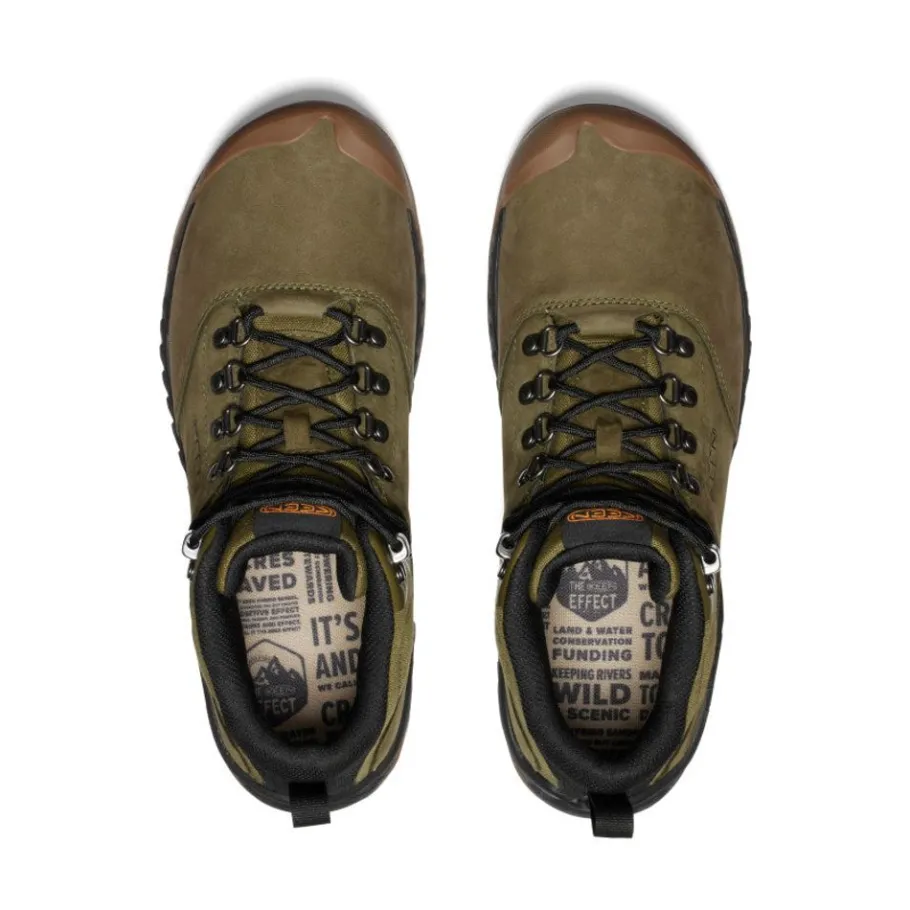 Men KEEN Boots<Men'S Nxis Explorer Waterproof Boot | Dark Olive/Black