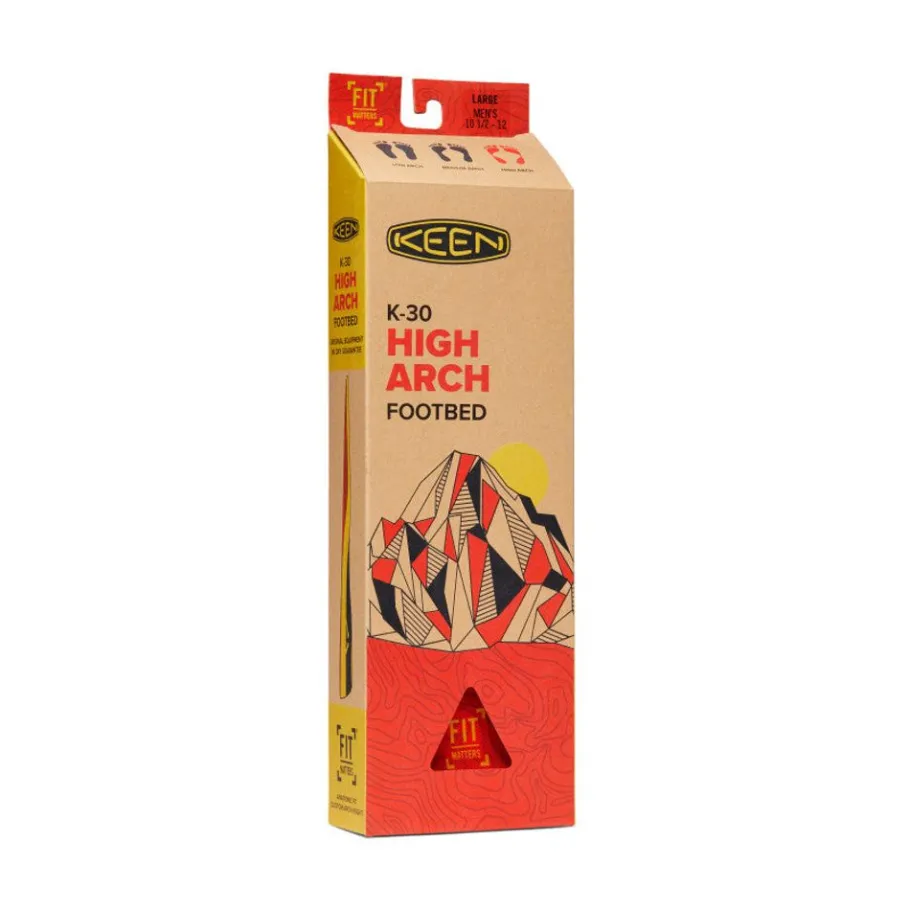 Men KEEN Accessories<Men'S Outdoor K-30 High Arch Insole | Red