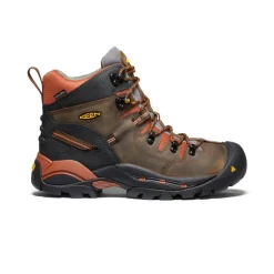 Men KEEN Work Boots & Shoes<Men'S Pittsburgh 6" Waterproof Boot (Soft Toe) | Cascade Brown/Bombay Brown