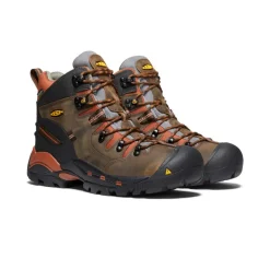 Men KEEN Work Boots & Shoes<Men'S Pittsburgh 6" Waterproof Boot (Soft Toe) | Cascade Brown/Bombay Brown