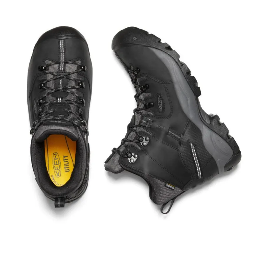 Men KEEN Work Boots & Shoes<Men'S Pittsburgh Energy 6" Waterproof Boot (Carbon Fiber Toe) | Black/Forged Iron