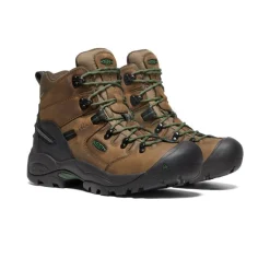 Men KEEN Work Boots & Shoes<Men'S Pittsburgh Energy 6" Waterproof Boot (Soft Toe) | Cascade Brown/Greener Pastures