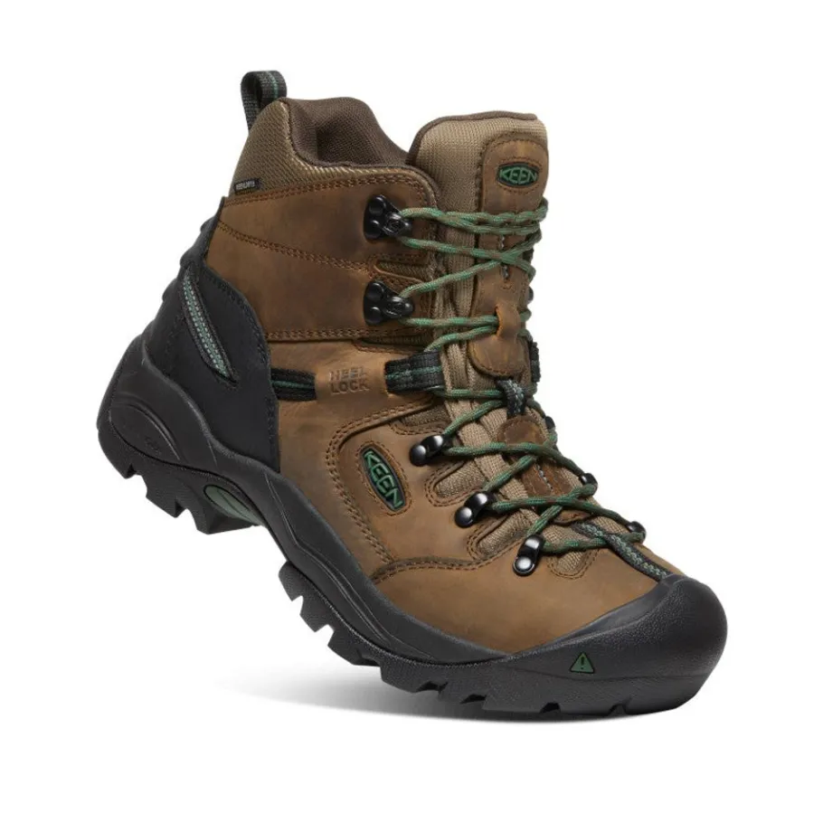 Men KEEN Work Boots & Shoes<Men'S Pittsburgh Energy 6" Waterproof Boot (Soft Toe) | Cascade Brown/Greener Pastures
