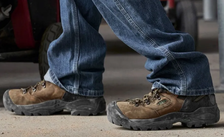 Men KEEN Work Boots & Shoes<Men'S Pittsburgh Energy 6" Waterproof Boot (Soft Toe) | Cascade Brown/Greener Pastures