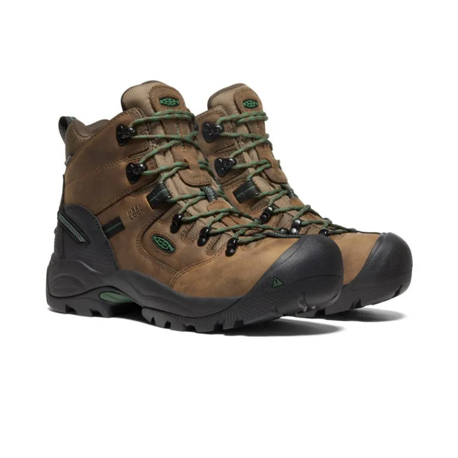 Men KEEN Work Boots & Shoes<Men'S Pittsburgh Energy 6" Waterproof Boot (Carbon Fiber Toe) | Cascade Brown/Greener Pastures