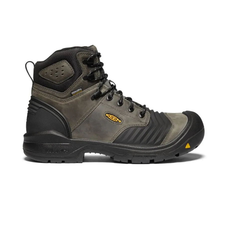 Men KEEN Work Boots & Shoes<Men'S Portland 6" Waterproof Boot (Carbon-Fiber Toe) | Magnet/Black