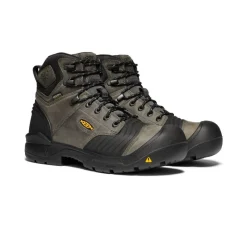 Men KEEN Work Boots & Shoes<Men'S Portland 6" Waterproof Boot (Carbon-Fiber Toe) | Magnet/Black