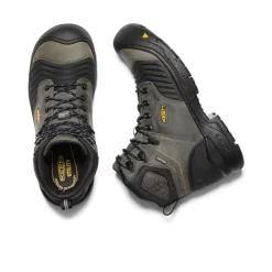 Men KEEN Work Boots & Shoes<Men'S Portland 6" Waterproof Boot (Carbon-Fiber Toe) | Magnet/Black
