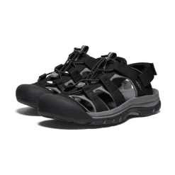 Men KEEN Sandals<Men'S Rapids H2 Sandal | Black/Steel Grey