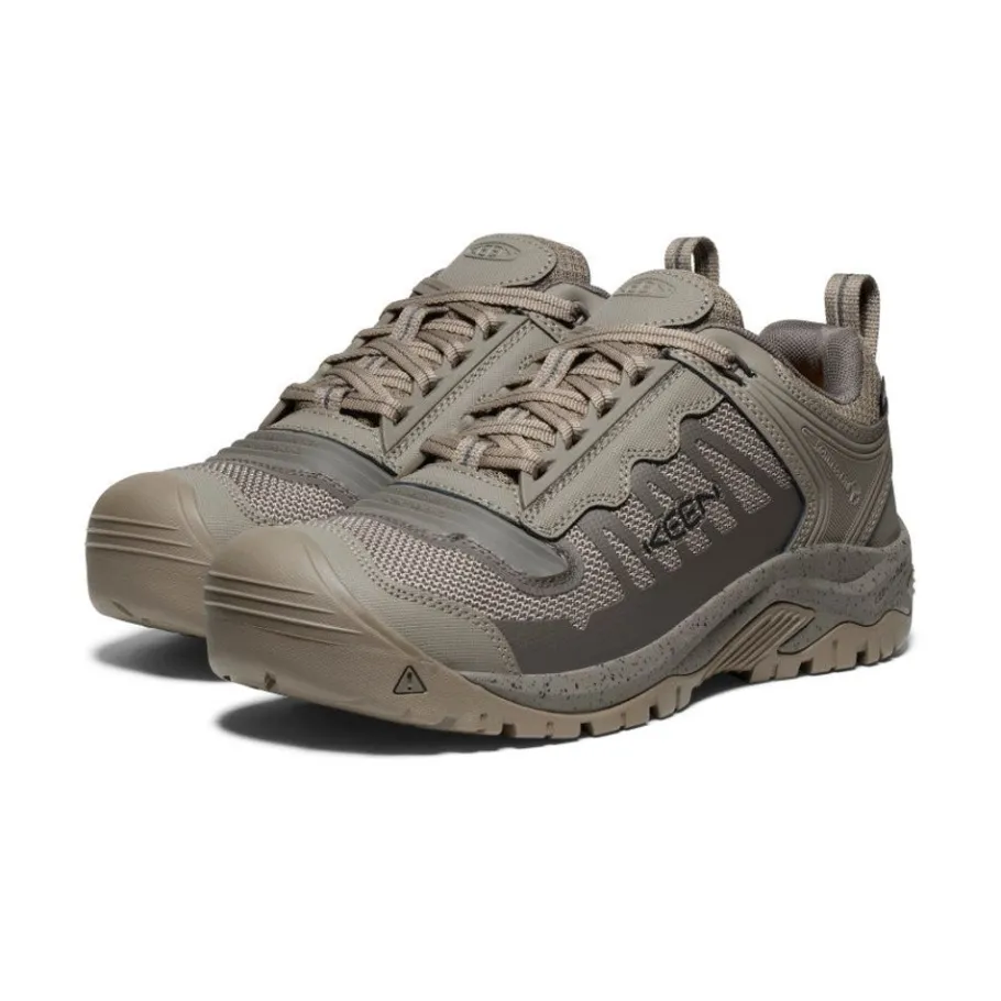 Men KEEN Work Boots & Shoes<Men'S Reno Kbf Waterproof (Soft Toe) | Brindle/Morel