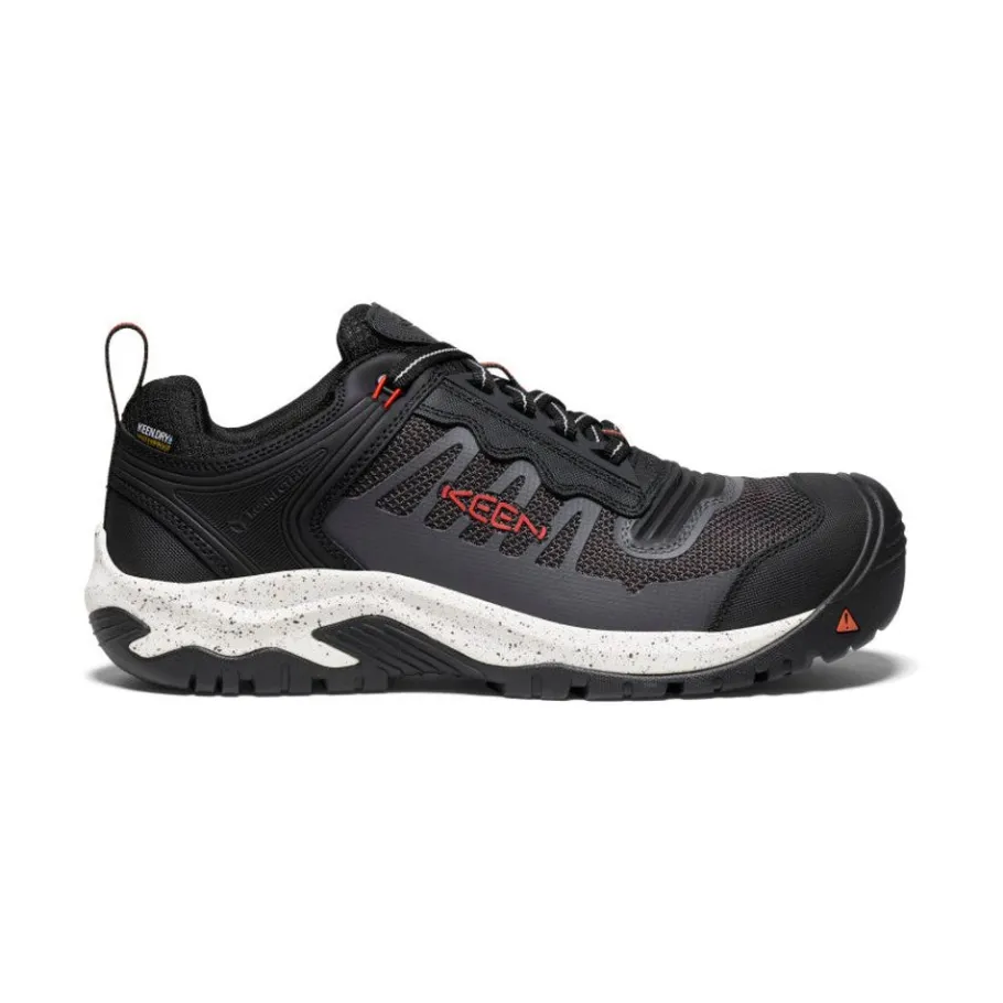 Men KEEN Work Boots & Shoes<Men'S Reno Kbf Waterproof (Carbon-Fiber Toe) | Red Clay/Black