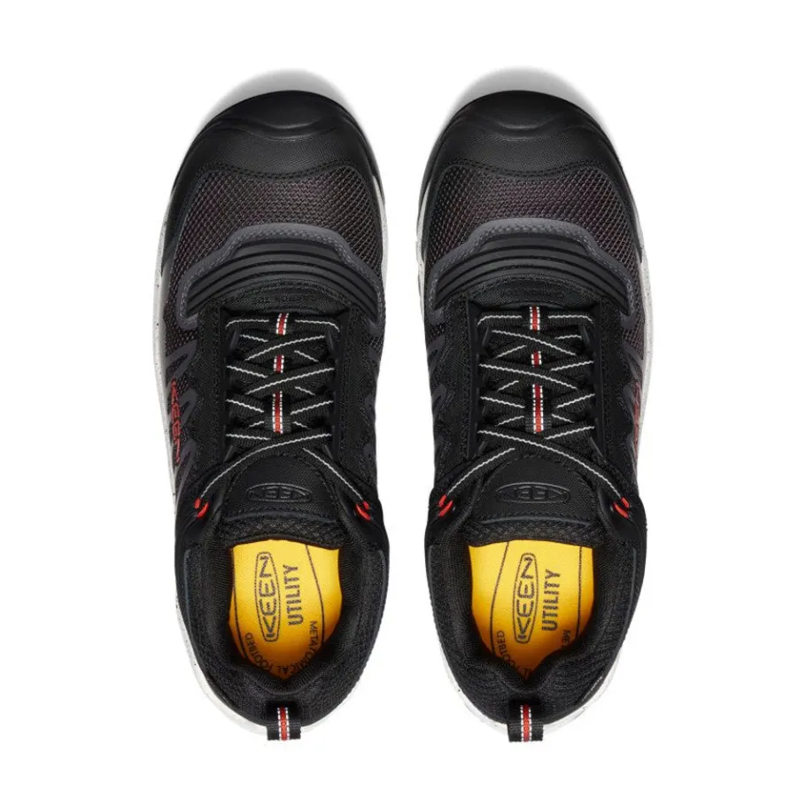 Men KEEN Work Boots & Shoes<Men'S Reno Kbf Waterproof (Carbon-Fiber Toe) | Red Clay/Black