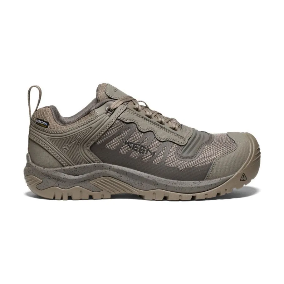 Men KEEN Work Boots & Shoes<Men'S Reno Kbf Waterproof (Carbon-Fiber Toe) | Brindle/Morel