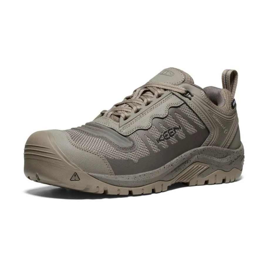 Men KEEN Work Boots & Shoes<Men'S Reno Kbf Waterproof (Carbon-Fiber Toe) | Brindle/Morel