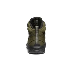 Men KEEN Work Boots & Shoes<Men'S Reno Kbf Waterproof Mid (Soft Toe) | Dark Olive/Black
