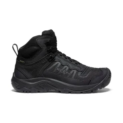 Men KEEN Work Boots & Shoes<Men'S Reno Kbf Waterproof Mid (Soft Toe) | Black/Black