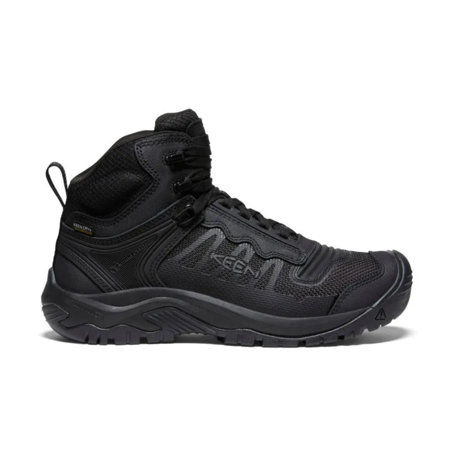 Men KEEN Work Boots & Shoes<Men'S Reno Kbf Waterproof Mid (Soft Toe) | Black/Black