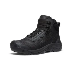 Men KEEN Work Boots & Shoes<Men'S Reno Kbf Waterproof Mid (Soft Toe) | Black/Black