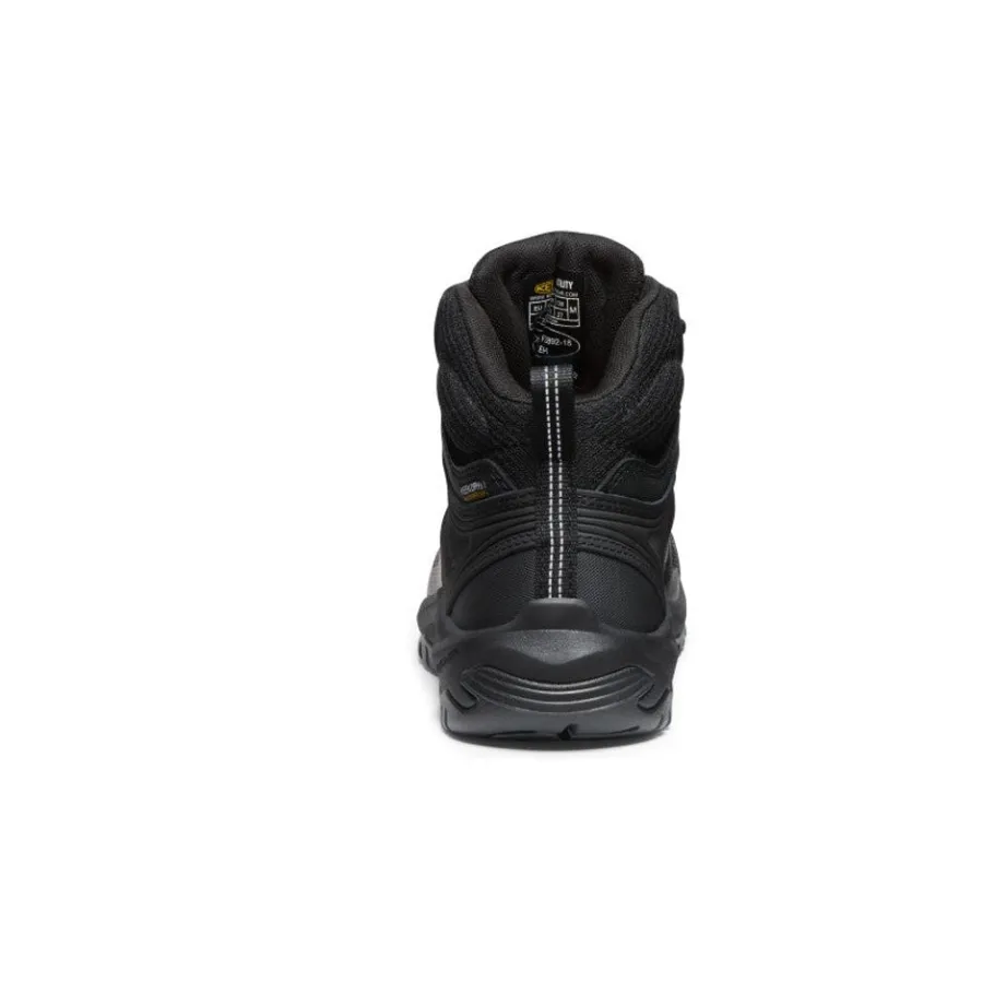 Men KEEN Work Boots & Shoes<Men'S Reno Kbf Waterproof Mid (Soft Toe) | Black/Black