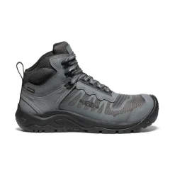 Men KEEN Work Boots & Shoes<Men'S Reno Mid Kbf Waterproof (Carbon-Fiber Toe) | Magnet/Black