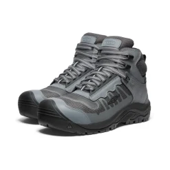 Men KEEN Work Boots & Shoes<Men'S Reno Mid Kbf Waterproof (Carbon-Fiber Toe) | Magnet/Black