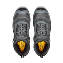 Men KEEN Work Boots & Shoes<Men'S Reno Mid Kbf Waterproof (Carbon-Fiber Toe) | Magnet/Black