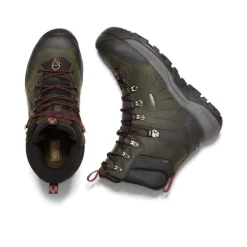 Men KEEN Boots<Men'S Revel Iv High Polar Waterproof Boot | Magnet/Red Carpet
