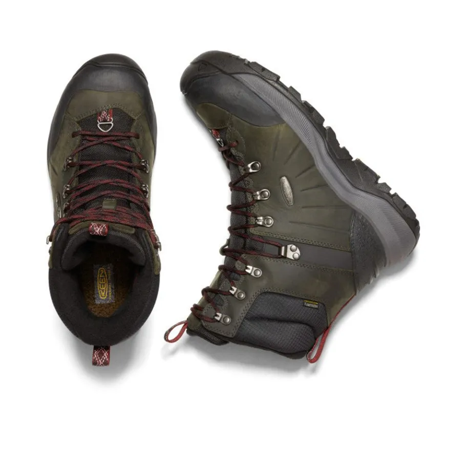 Men KEEN Boots<Men'S Revel Iv High Polar Waterproof Boot | Magnet/Red Carpet