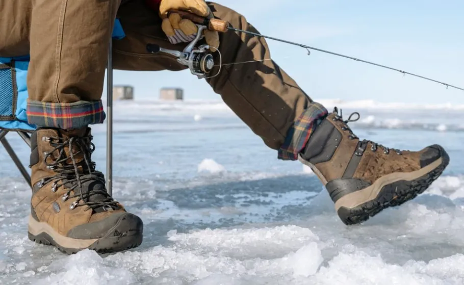 Men KEEN Boots<Men'S Revel Iv High Polar Waterproof Boot | Canteen/Black