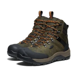 Men KEEN Boots<Men'S Revel Iv Polar Waterproof Boot | Dark Olive/Marmalade