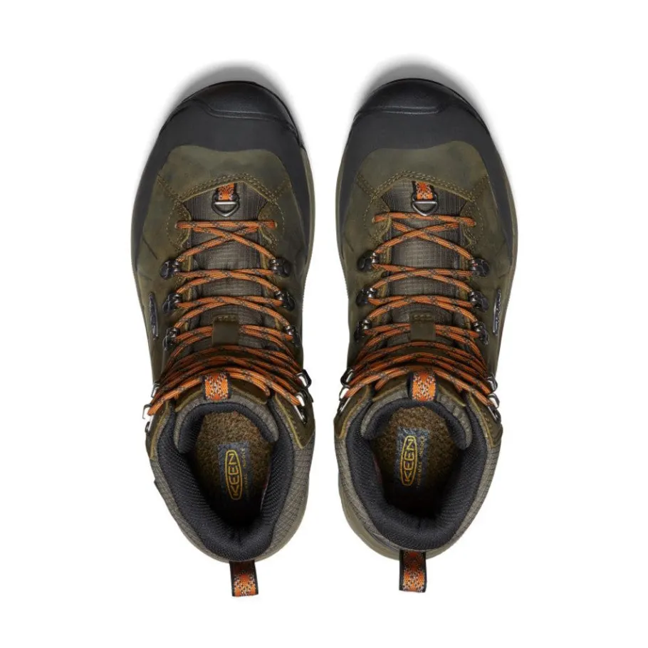 Men KEEN Boots<Men'S Revel Iv Polar Waterproof Boot | Dark Olive/Marmalade