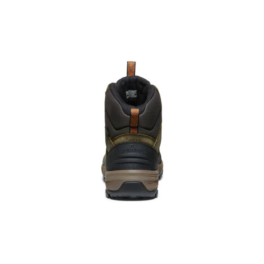 Men KEEN Boots<Men'S Revel Iv Polar Waterproof Boot | Dark Olive/Marmalade