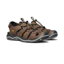 Men KEEN Sandals<Men'S Rialto | Bison/Black