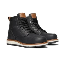 Men KEEN Work Boots & Shoes<Men'S San Jose 6" Boot (Aluminum Toe) | Black/Caramel Cafe