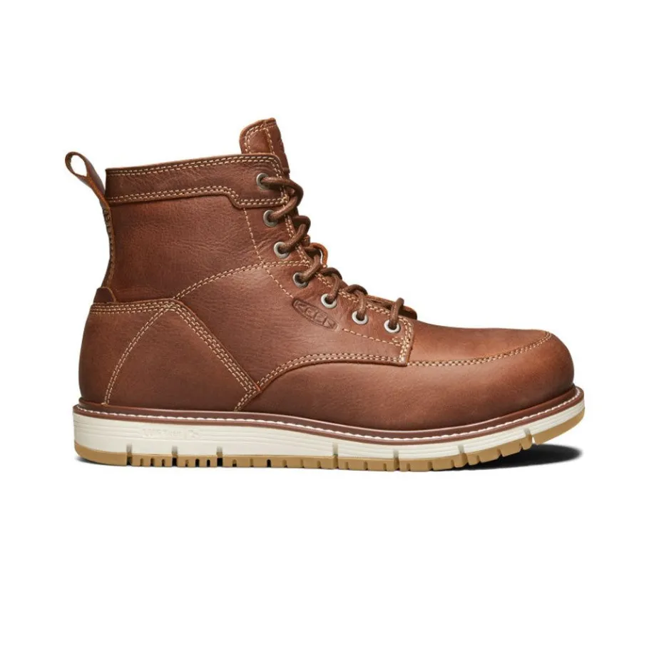 Men KEEN Work Boots & Shoes<Men'S San Jose 6" Boot (Aluminum Toe) | Gingerbread/Gum