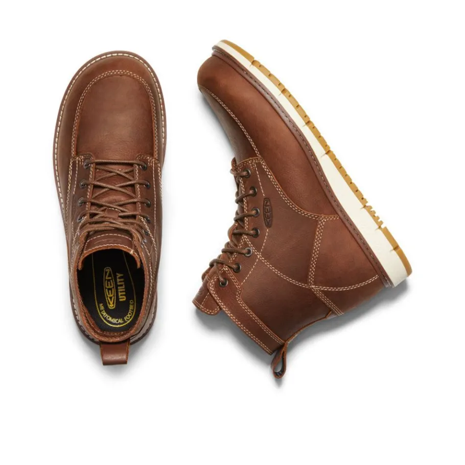 Men KEEN Work Boots & Shoes<Men'S San Jose 6" Boot (Aluminum Toe) | Gingerbread/Gum