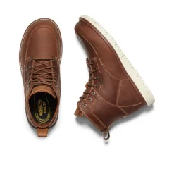 Men KEEN Work Boots & Shoes<Men'S San Jose 6" Boot (Soft Toe) | Gingerbread/Off White
