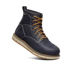 Men KEEN Work Boots & Shoes<Men'S San Jose 6" Waterproof Boot (Aluminum Toe) | Sky Captain/Star White
