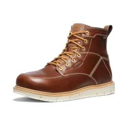 Men KEEN Work Boots & Shoes<Men'S San Jose 6" Waterproof Boot (Aluminum Toe) | Tortoise Shell/Star White