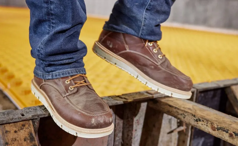Men KEEN Work Boots & Shoes<Men'S San Jose 6" Waterproof Boot (Aluminum Toe) | Tortoise Shell/Star White