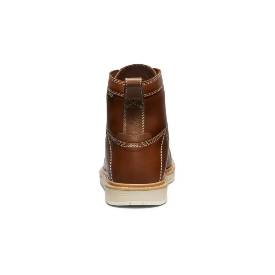 Men KEEN Work Boots & Shoes<Men'S San Jose 6" Waterproof Boot (Soft Toe) | Tortoise Shell/Star White