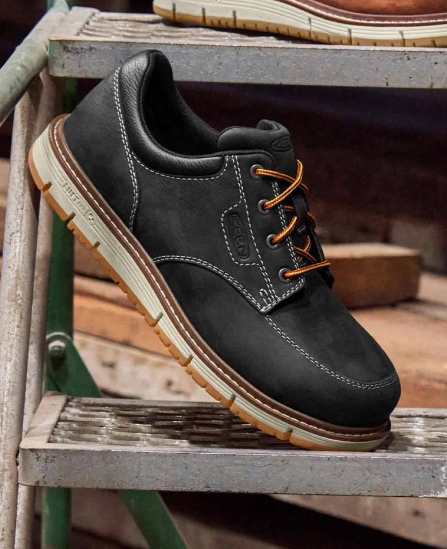 Men KEEN Work Boots & Shoes<Men'S San Jose Oxford (Aluminum Toe) | Black/Off White
