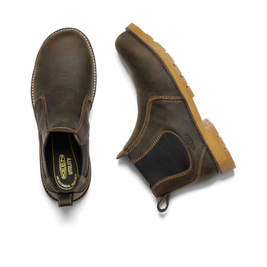 Men KEEN Work Boots & Shoes<Men'S Seattle Romeo (Aluminum Toe) | Cascade Brown/Gum