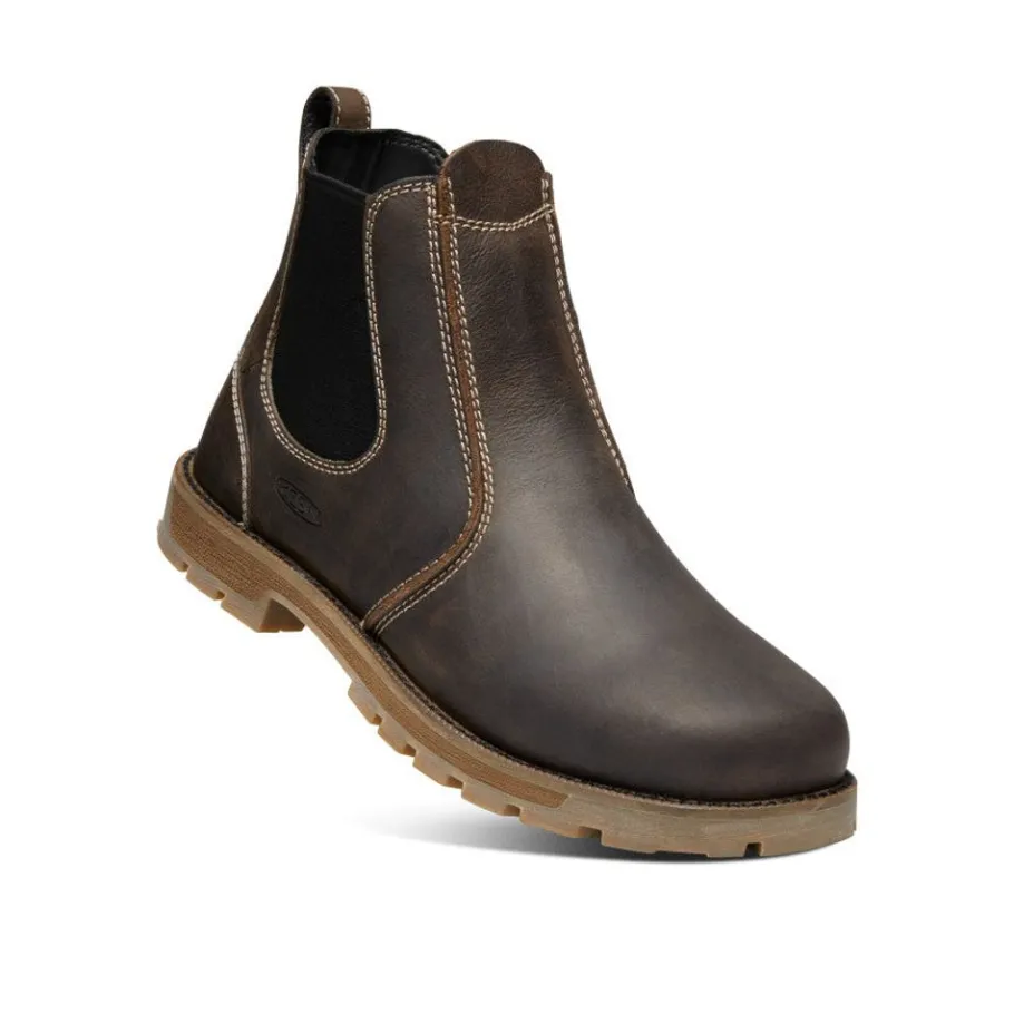 Men KEEN Work Boots & Shoes<Men'S Seattle Romeo (Soft Toe) | Cascade Brown/Black