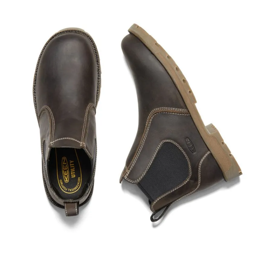 Men KEEN Work Boots & Shoes<Men'S Seattle Romeo (Soft Toe) | Cascade Brown/Black