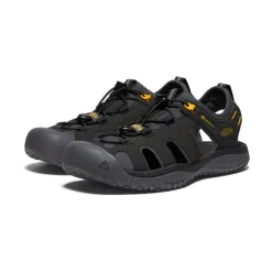 Men KEEN Sandals<Men'S Solr Sandal | Black/Gold