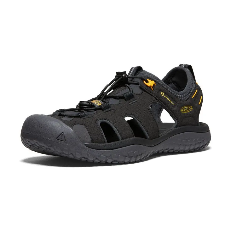 Men KEEN Sandals<Men'S Solr Sandal | Black/Gold